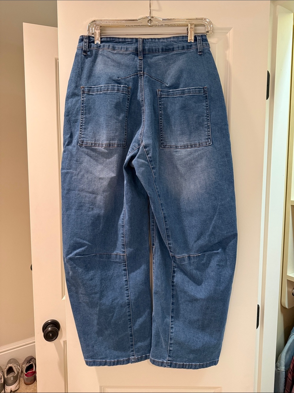 Barrel Jeans Stretchy Cropped Denim Pants - Picture 2 of 2